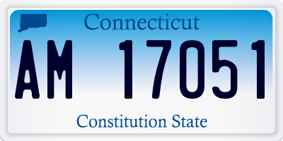 CT license plate AM17051
