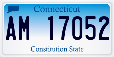 CT license plate AM17052