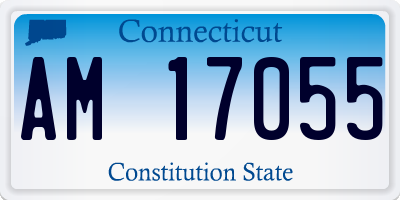 CT license plate AM17055