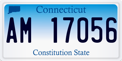 CT license plate AM17056