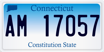 CT license plate AM17057