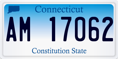 CT license plate AM17062