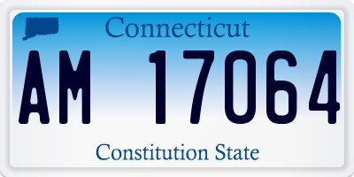 CT license plate AM17064