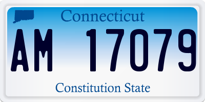 CT license plate AM17079