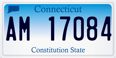 CT license plate AM17084