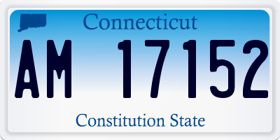 CT license plate AM17152