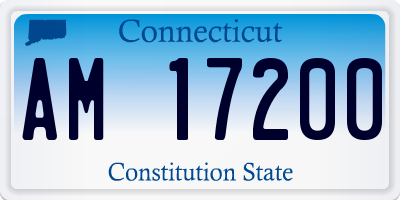 CT license plate AM17200