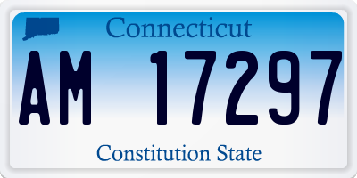 CT license plate AM17297