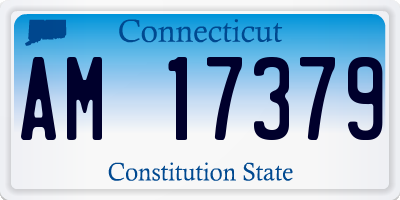 CT license plate AM17379