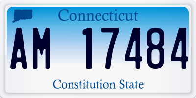 CT license plate AM17484