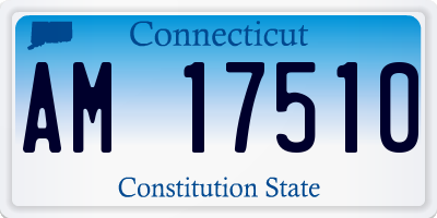 CT license plate AM17510