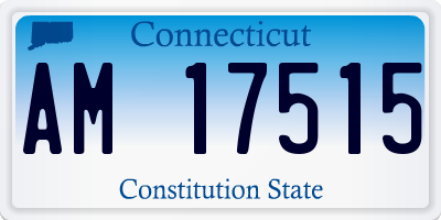 CT license plate AM17515