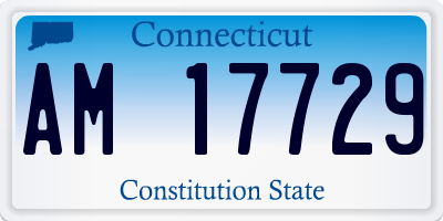 CT license plate AM17729
