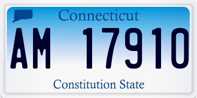 CT license plate AM17910