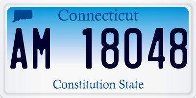 CT license plate AM18048