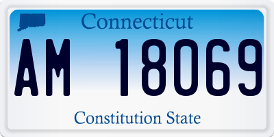 CT license plate AM18069