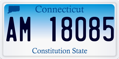 CT license plate AM18085