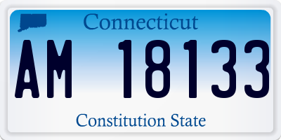 CT license plate AM18133