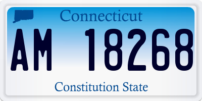 CT license plate AM18268