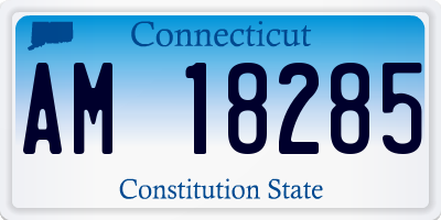 CT license plate AM18285