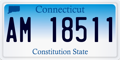 CT license plate AM18511
