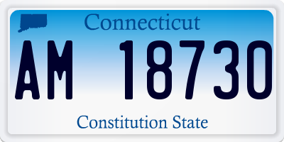 CT license plate AM18730