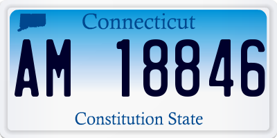 CT license plate AM18846