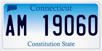 CT license plate AM19060