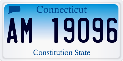 CT license plate AM19096