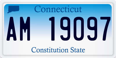 CT license plate AM19097