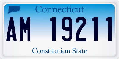 CT license plate AM19211