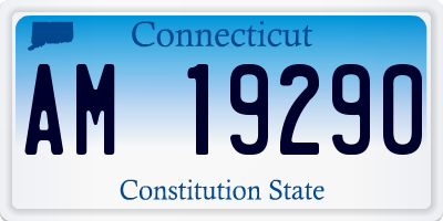 CT license plate AM19290