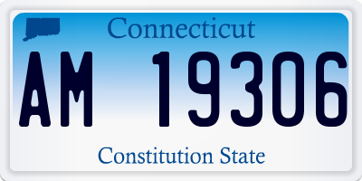 CT license plate AM19306