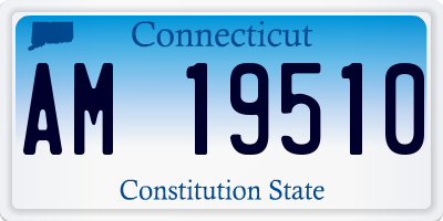 CT license plate AM19510