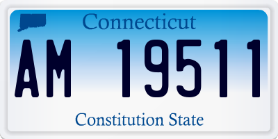 CT license plate AM19511