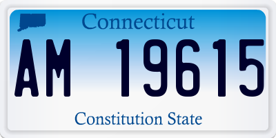 CT license plate AM19615
