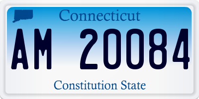 CT license plate AM20084