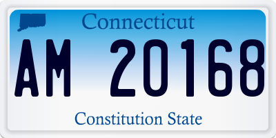 CT license plate AM20168