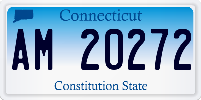 CT license plate AM20272