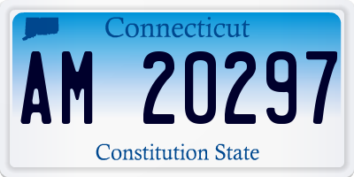 CT license plate AM20297
