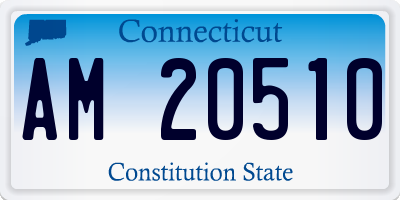 CT license plate AM20510