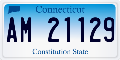 CT license plate AM21129