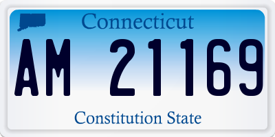 CT license plate AM21169
