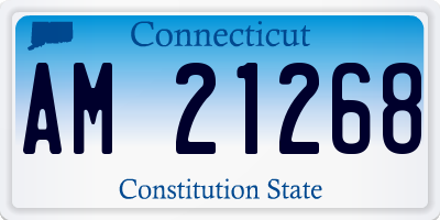CT license plate AM21268