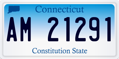 CT license plate AM21291