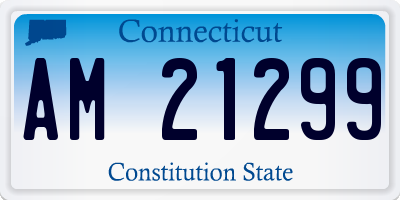 CT license plate AM21299