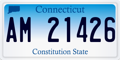 CT license plate AM21426