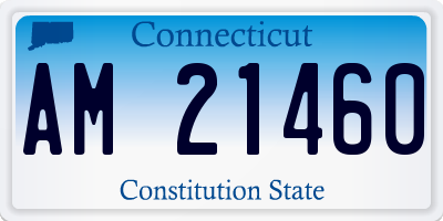 CT license plate AM21460