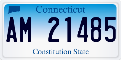 CT license plate AM21485