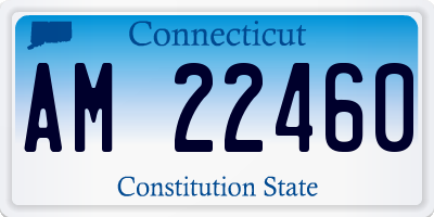 CT license plate AM22460